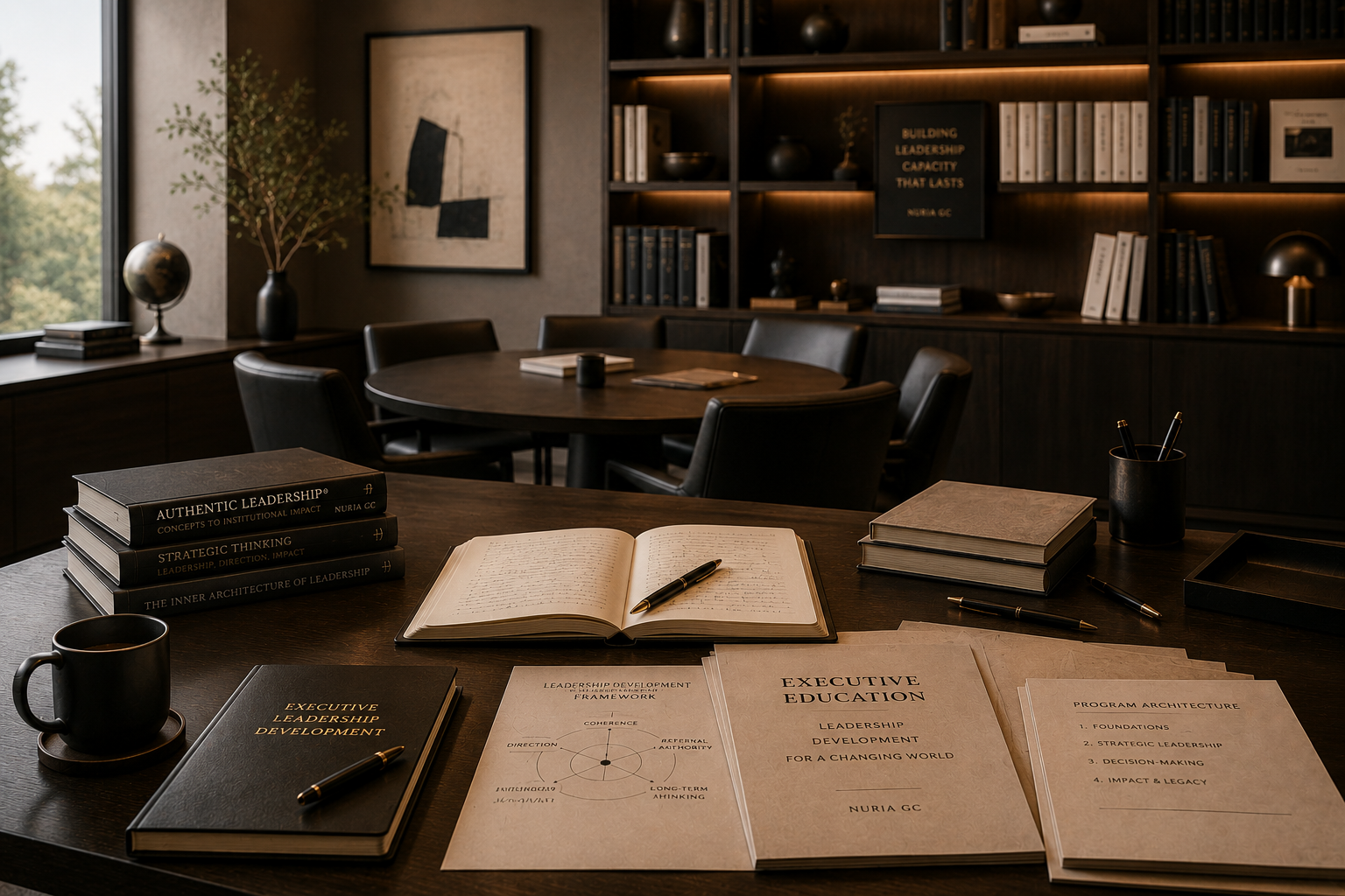 Executive Education by NURIA GC, leadership formation, strategic thinking, decision-making, and institutional perspective