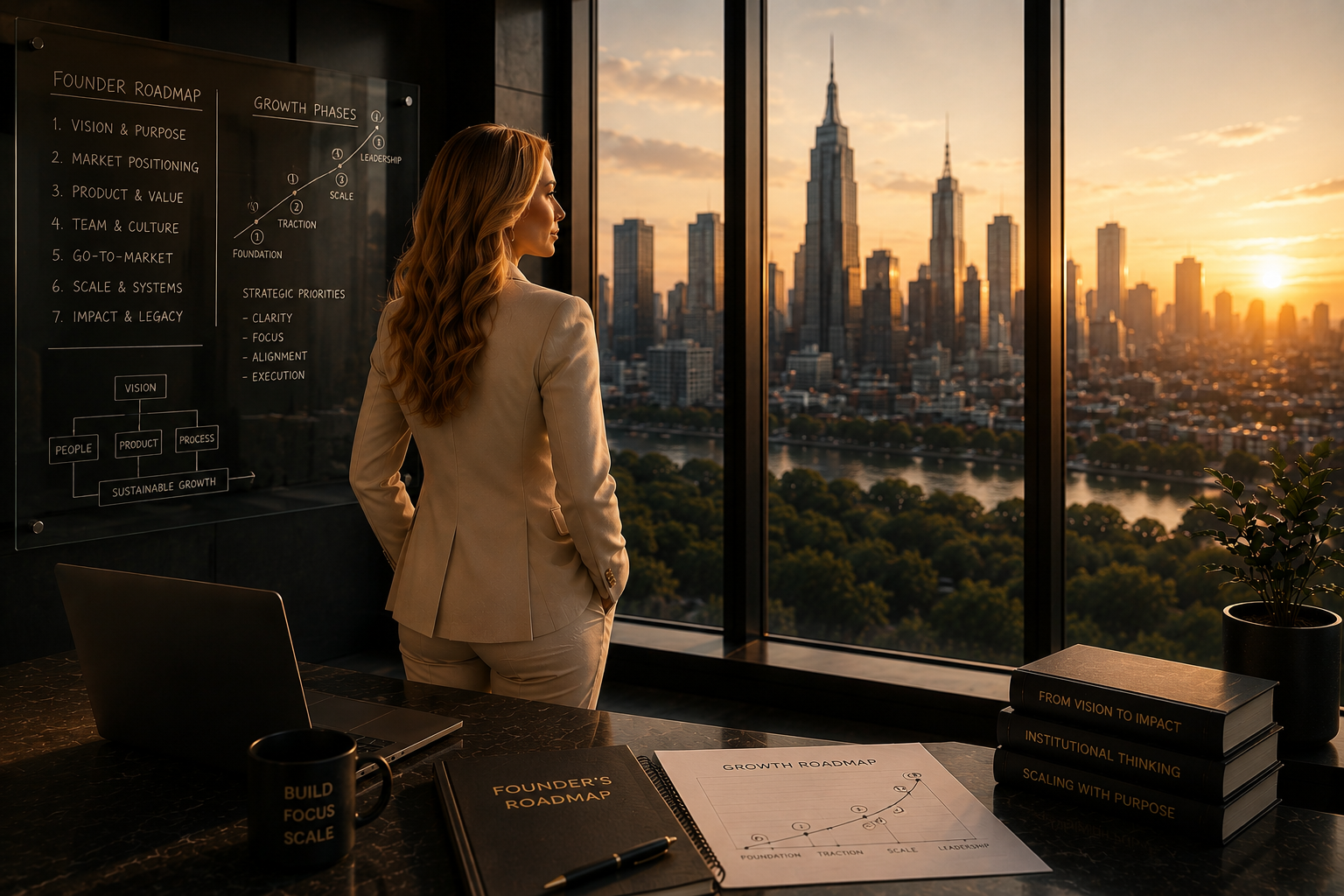 Strategic planning for founders, leadership growth, scaling businesses, and institutional development